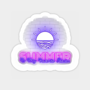 summer is my favorite season Sticker